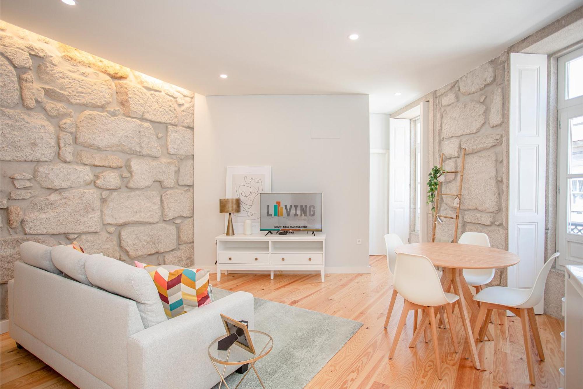 Liiiving In Porto - Aliados Stone Apartment Eksteriør bilde